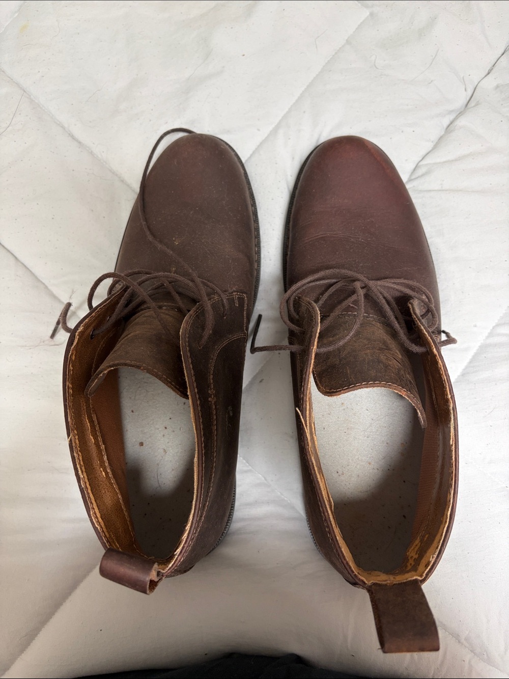 Dockers Men's Brown Leather Chukka Boots